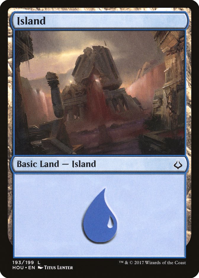 Island - [Foil] Hour of Devastation (HOU)