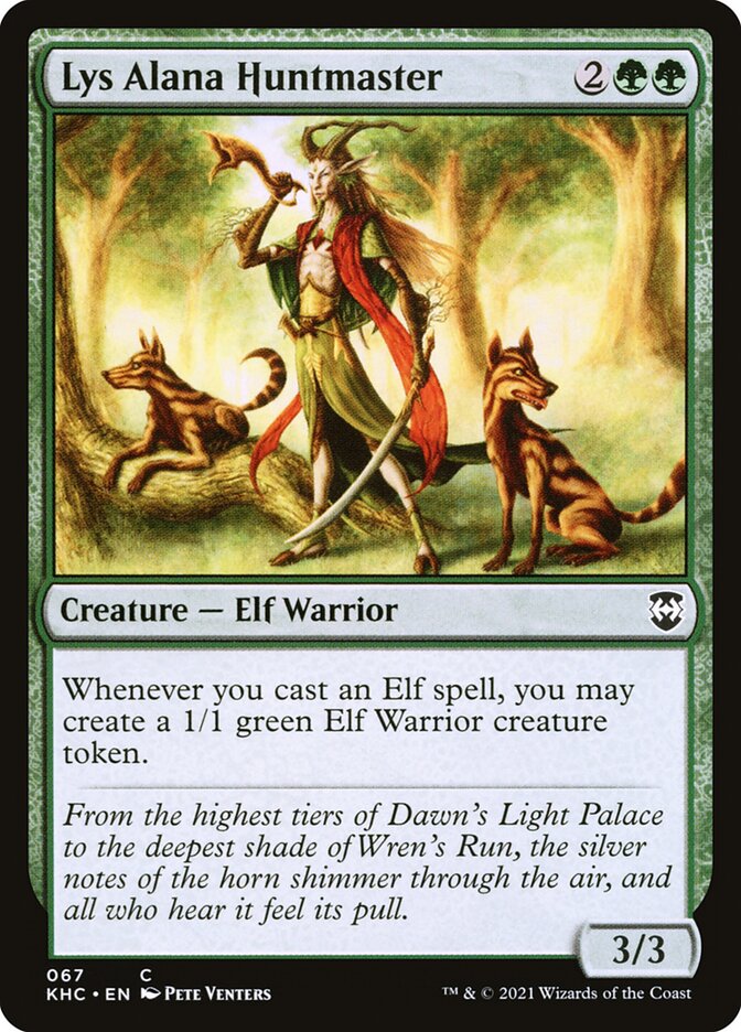 Lys Alana Huntmaster - Kaldheim Commander (KHC)