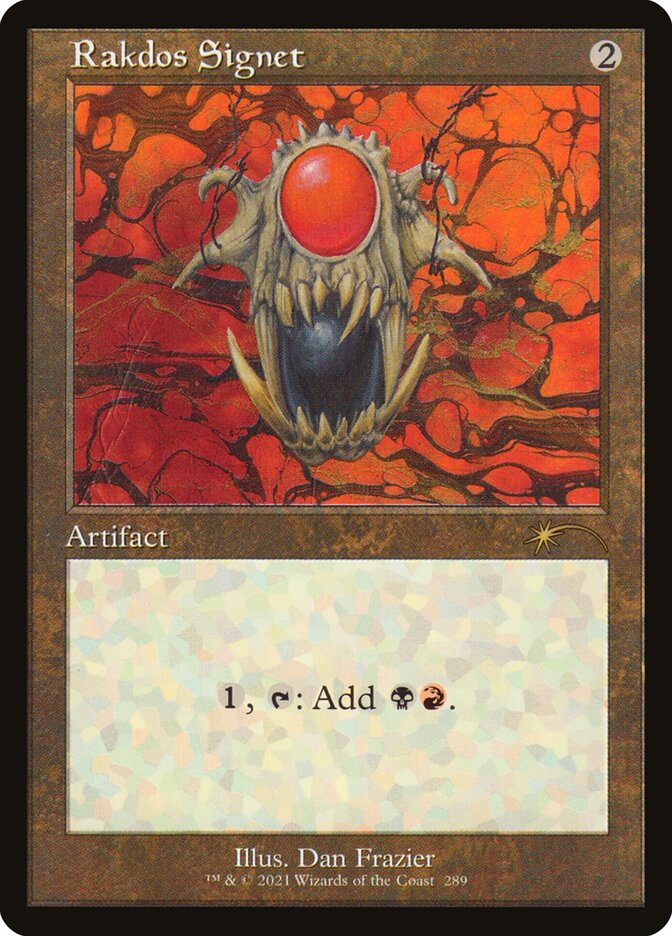 Rakdos Signet (289) - [Etched Foil] Secret Lair Drop (SLD)