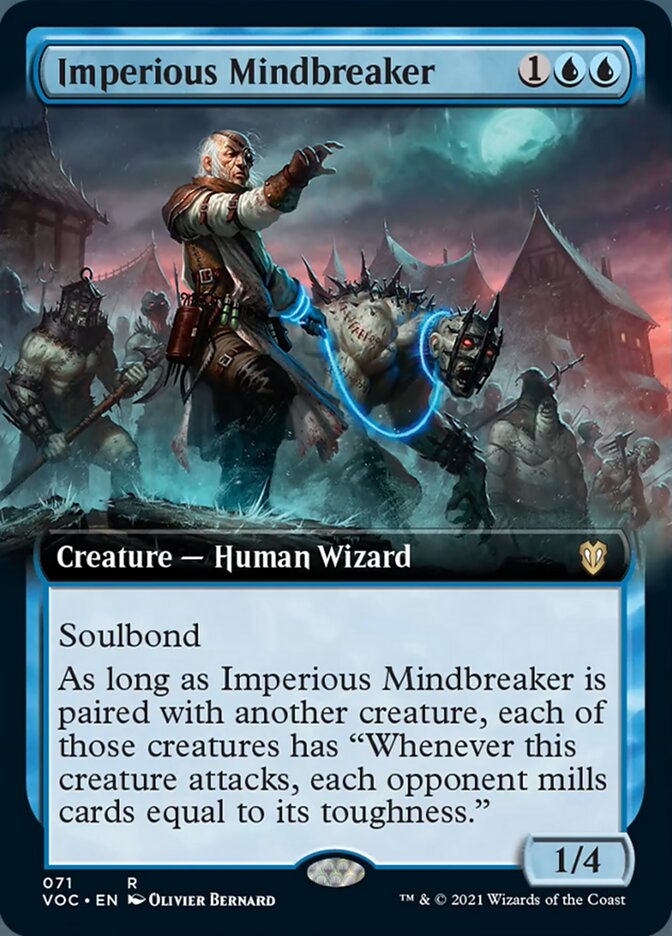 Imperious Mindbreaker - [Foil, Extended Art] Crimson Vow Commander (VOC)