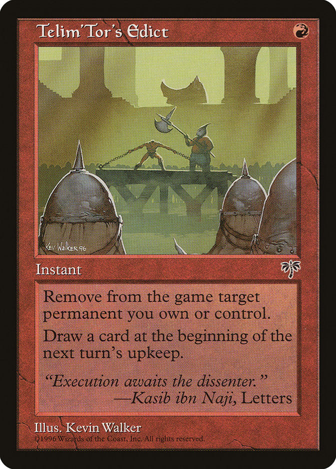 Telim'Tor's Edict - Mirage (MIR)
