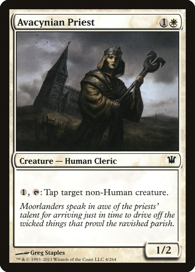 Avacynian Priest - [Foil] Innistrad (ISD)