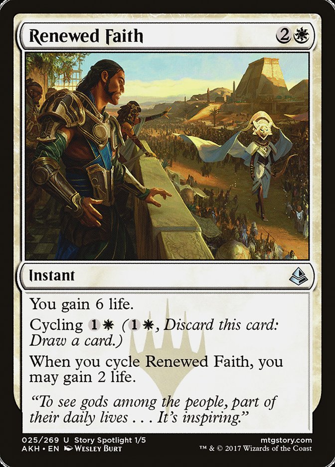 Renewed Faith - [Foil] Amonkhet (AKH)