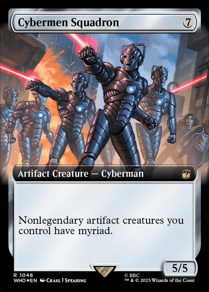 Cybermen Squadron - [Surge Foil, Extended Art] Doctor Who (WHO)