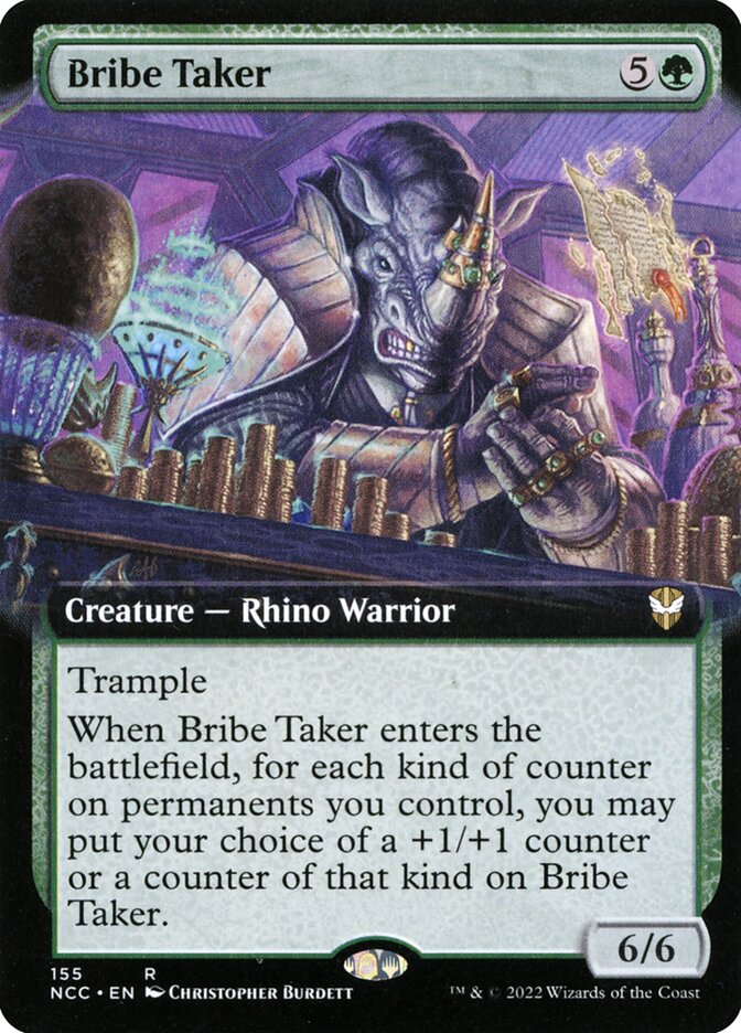 Bribe Taker - [Foil, Extended Art] New Capenna Commander (NCC)