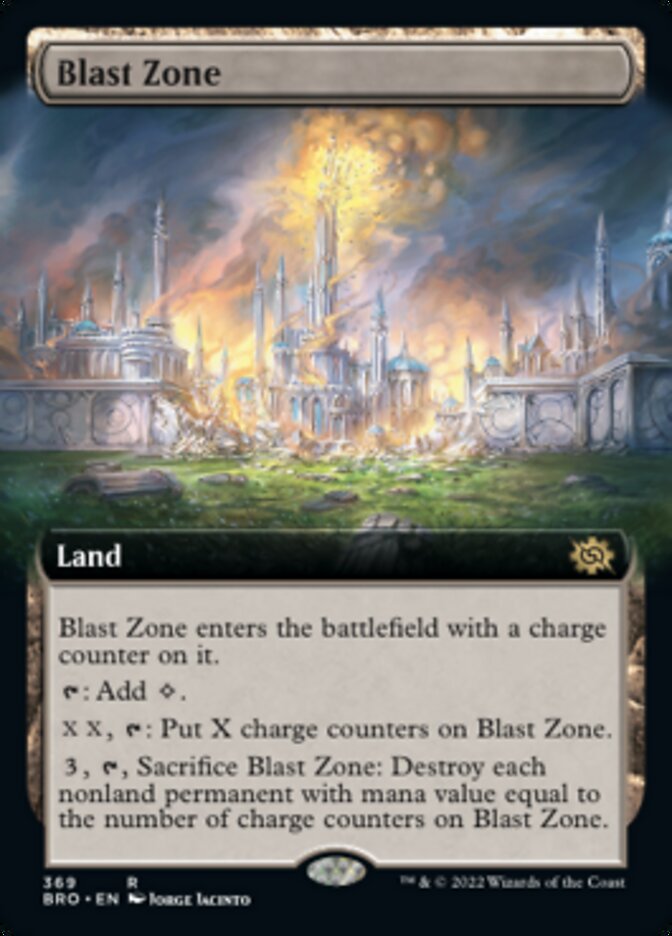 Blast Zone - [Foil, Extended Art] The Brothers' War (BRO)