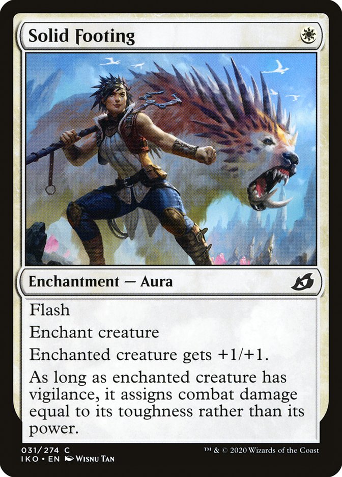 Solid Footing - [Foil] Ikoria: Lair of Behemoths (IKO)