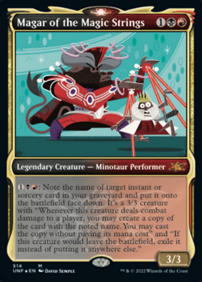 Magar of the Magic Strings - [Galaxy Foil, Showcase] Unfinity (UNF)