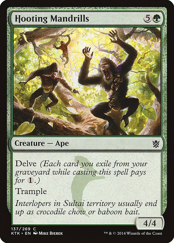 Hooting Mandrills - [Foil] Khans of Tarkir (KTK)