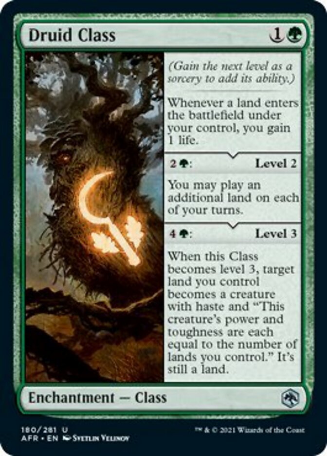 Druid Class - [Foil] Adventures in the Forgotten Realms (AFR)