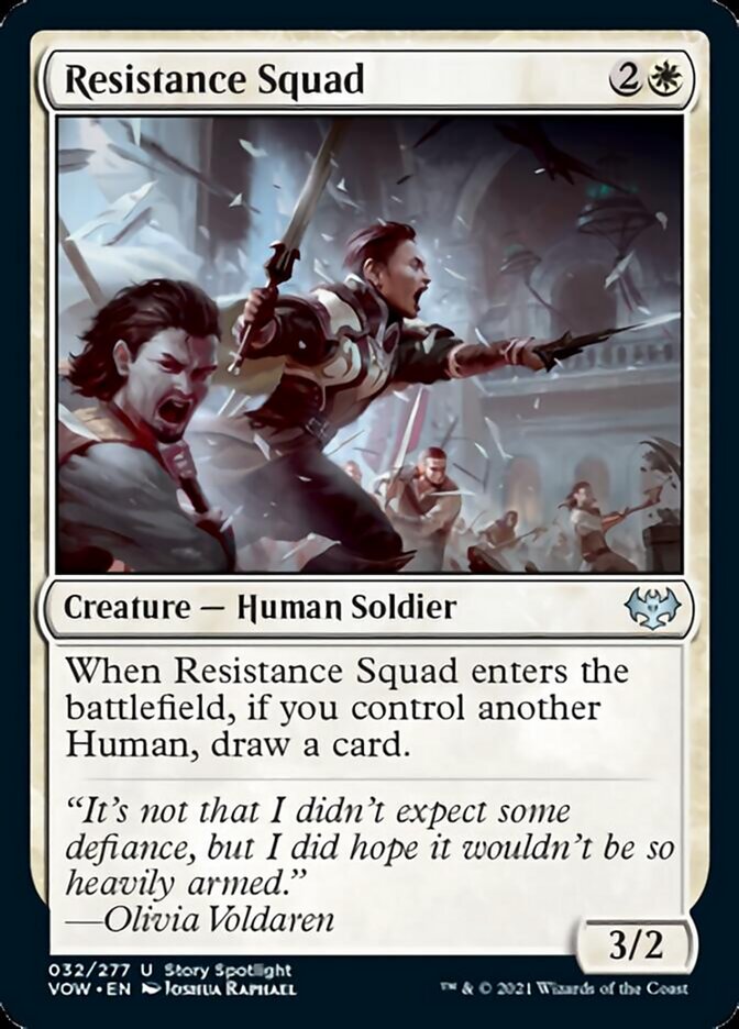 Resistance Squad - [Foil] Innistrad: Crimson Vow (VOW)