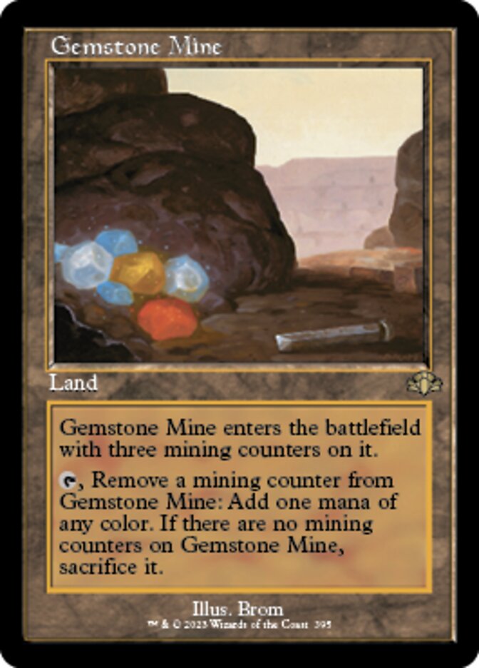 Gemstone Mine - [Foil, Retro Frame] Dominaria Remastered (DMR)