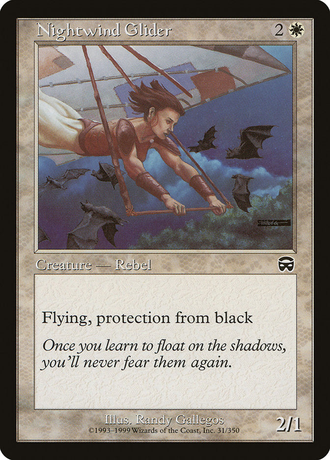 Nightwind Glider - [Foil] Mercadian Masques (MMQ)