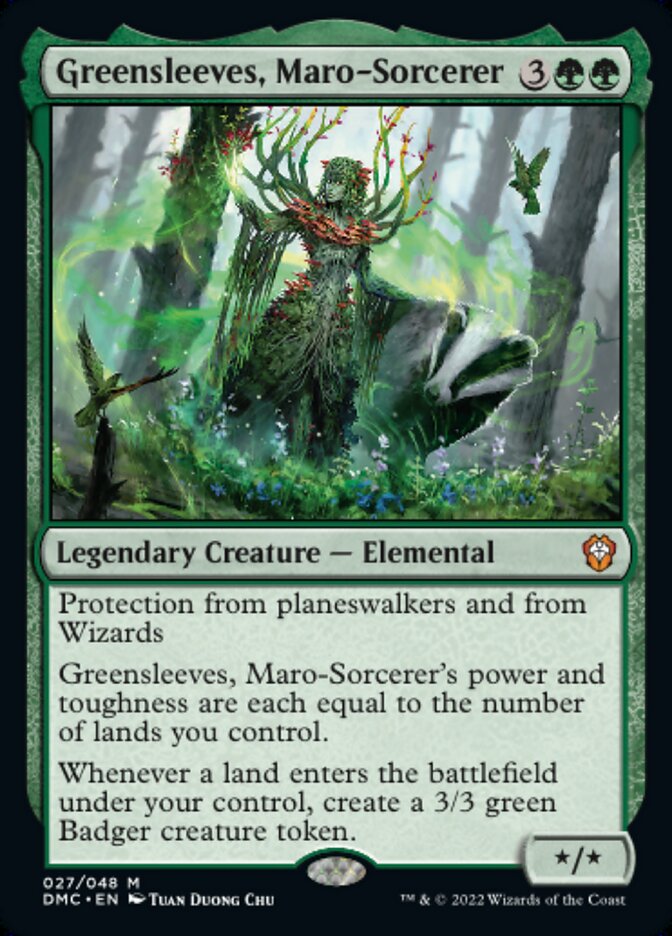 Greensleeves, Maro-Sorcerer - [Foil] Dominaria United Commander (DMC)