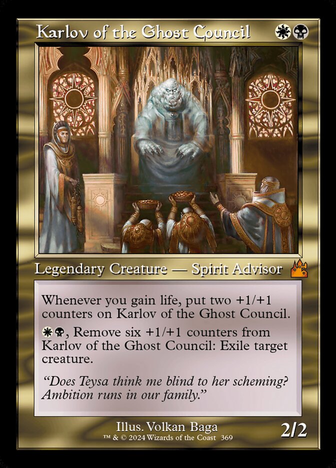 Karlov of the Ghost Council - [Retro Frame] Ravnica Remastered (RVR)