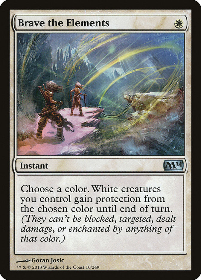 Brave the Elements - [Foil] Magic 2014 (M14)