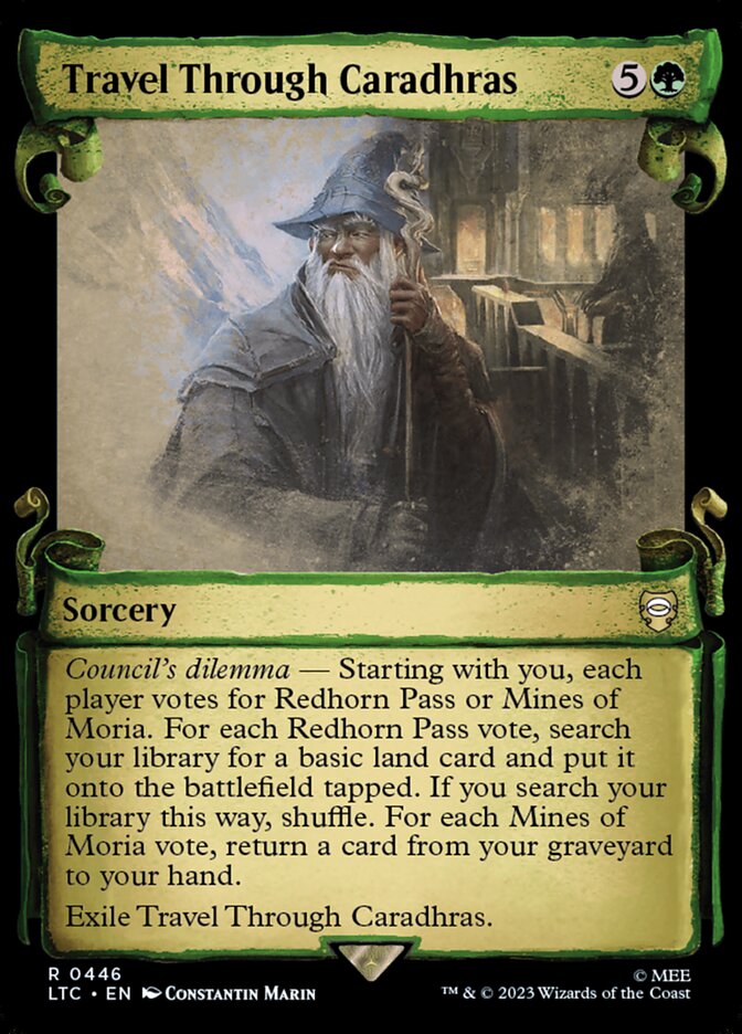 Travel Through Caradhras - [Showcase Scroll] Tales of Middle-earth Commander (LTC)