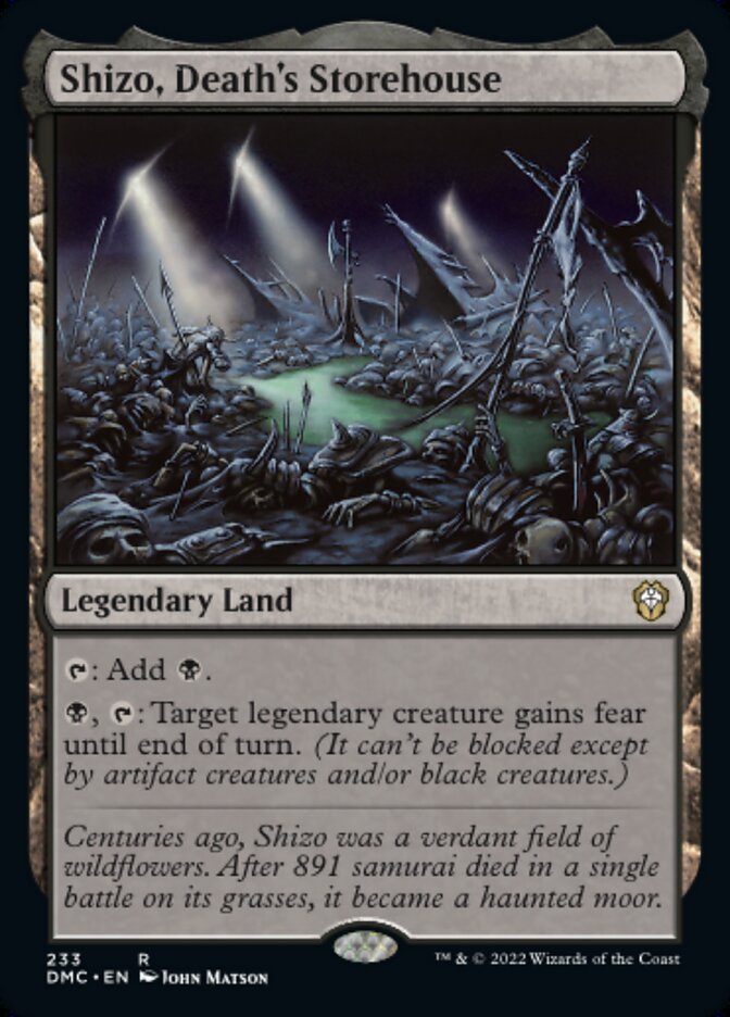 Shizo, Death's Storehouse - Dominaria United Commander (DMC)