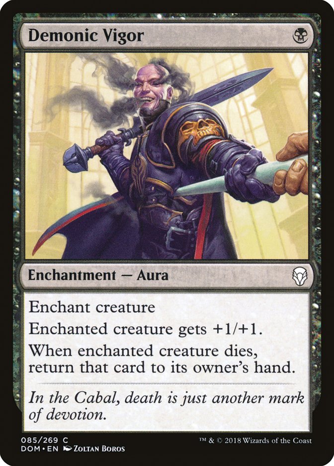 Demonic Vigor - Dominaria (DOM)