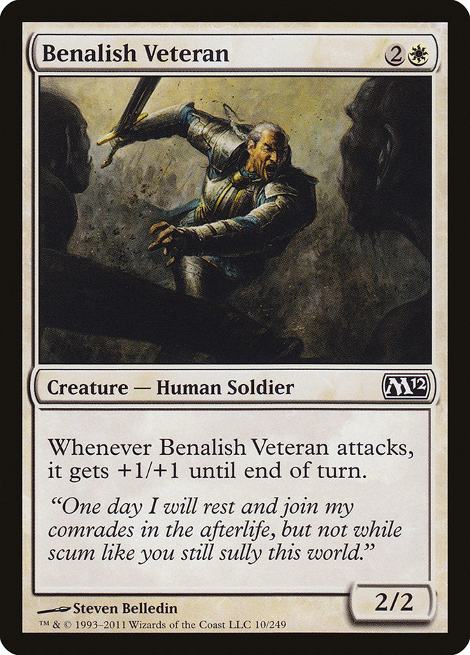 Benalish Veteran - Magic 2012 (M12)