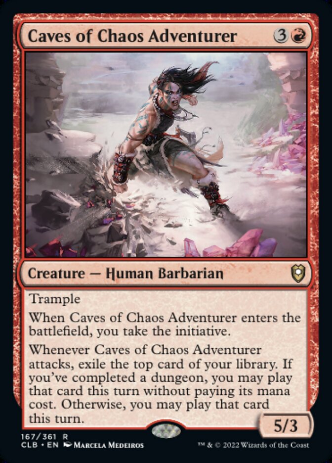 Caves of Chaos Adventurer - [Foil] Commander Legends: Battle for Baldur's Gate (CLB)