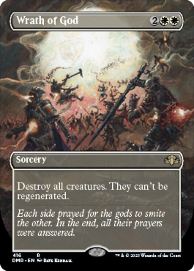 Wrath of God - [Borderless] Dominaria Remastered (DMR)
