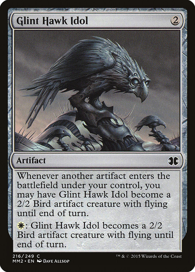 Glint Hawk Idol - [Foil] Modern Masters 2015 (MM2)