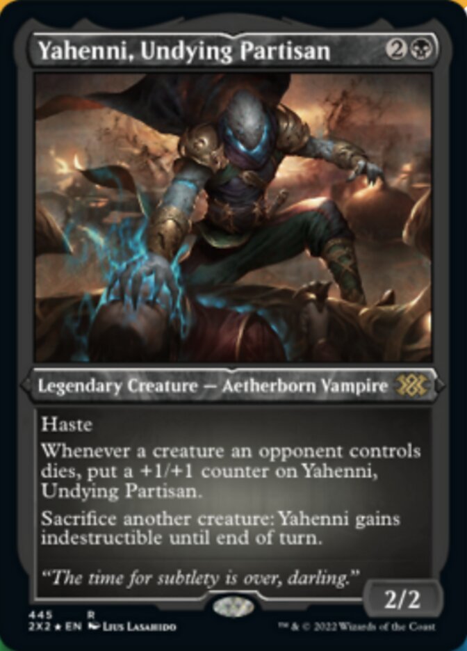 Yahenni, Undying Partisan - [Etched Foil] Double Masters 2022 (2X2)