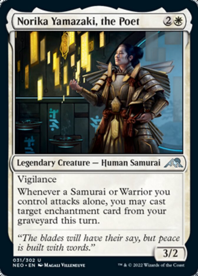 Norika Yamazaki, the Poet - Kamigawa: Neon Dynasty (NEO)