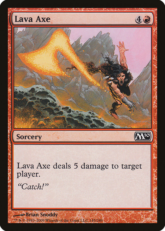 Lava Axe - [Foil] Magic 2010 (M10)