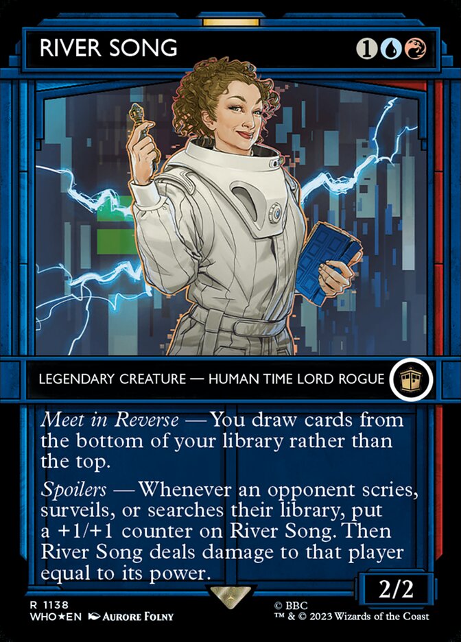 River Song - [Surge Foil, Showcase] Doctor Who (WHO)
