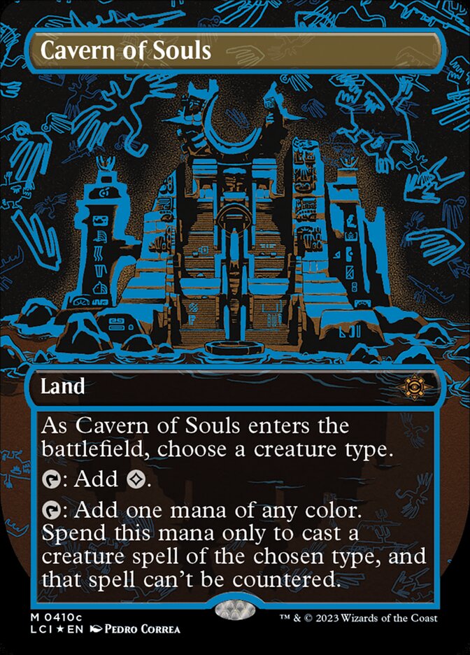 Cavern of Souls - [Foil, Borderless] The Lost Caverns of Ixalan (LCI)