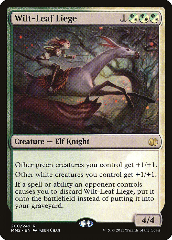 Wilt-Leaf Liege - [Foil] Modern Masters 2015 (MM2)