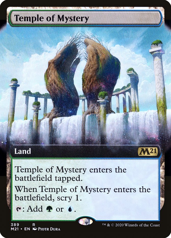 Temple of Mystery - [Foil, Extended Art] Core Set 2021 (M21)