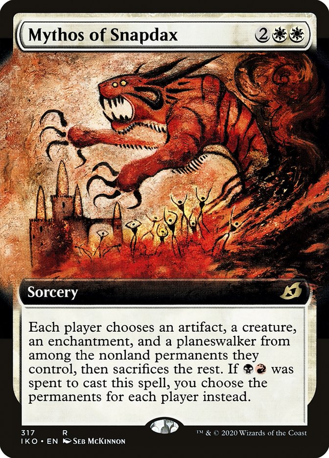 Mythos of Snapdax - [Foil, Extended Art] Ikoria: Lair of Behemoths (IKO)