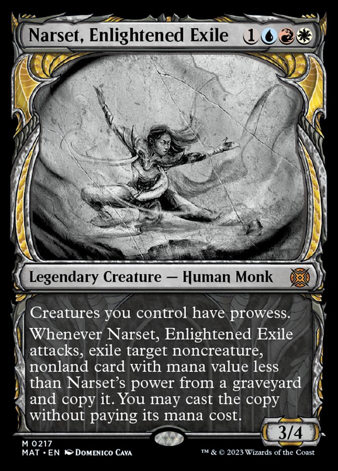 Narset, Enlightened Exile - [Halo Foil, Showcase] March of the Machine: The Aftermath (MAT)