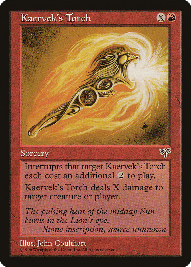 Kaervek's Torch - Mirage (MIR)