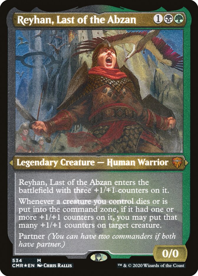 Reyhan, Last of the Abzan - [Foil] Commander Legends (CMR)