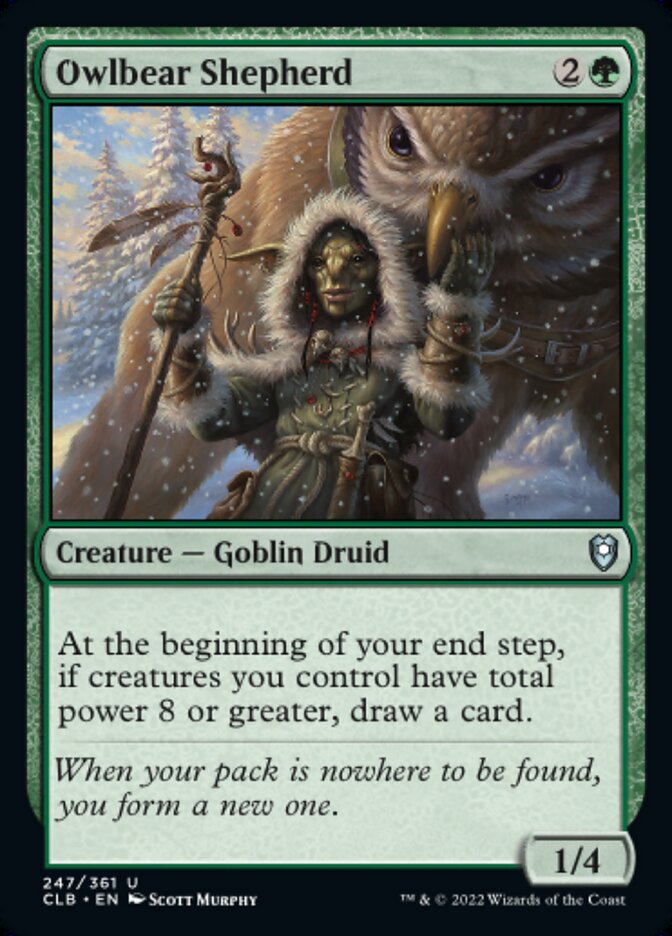 Owlbear Shepherd - [Foil] Commander Legends: Battle for Baldur's Gate (CLB)