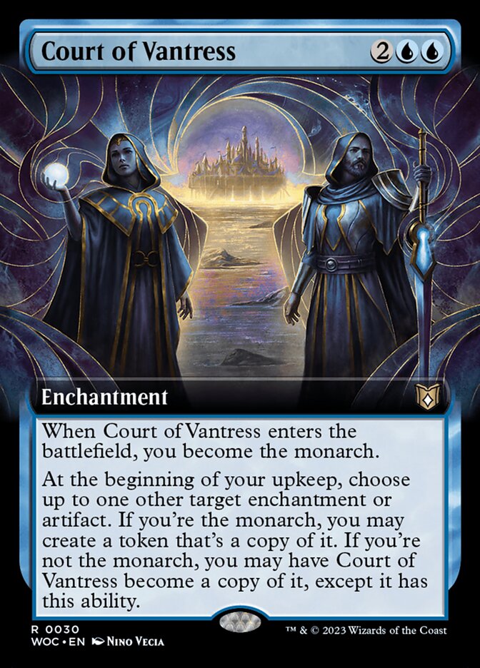 Court of Vantress - [Extended Art] Wilds of Eldraine Commander (WOC)
