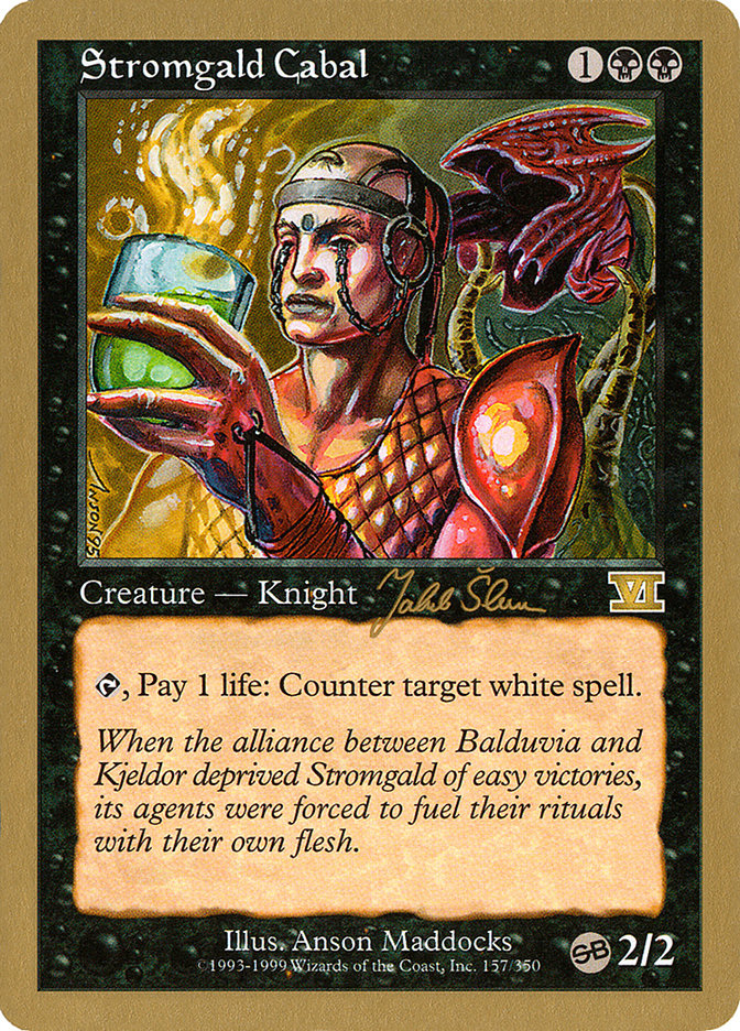 Stromgald Cabal - [Retro Frame] World Championship Decks 1999 (WC99)