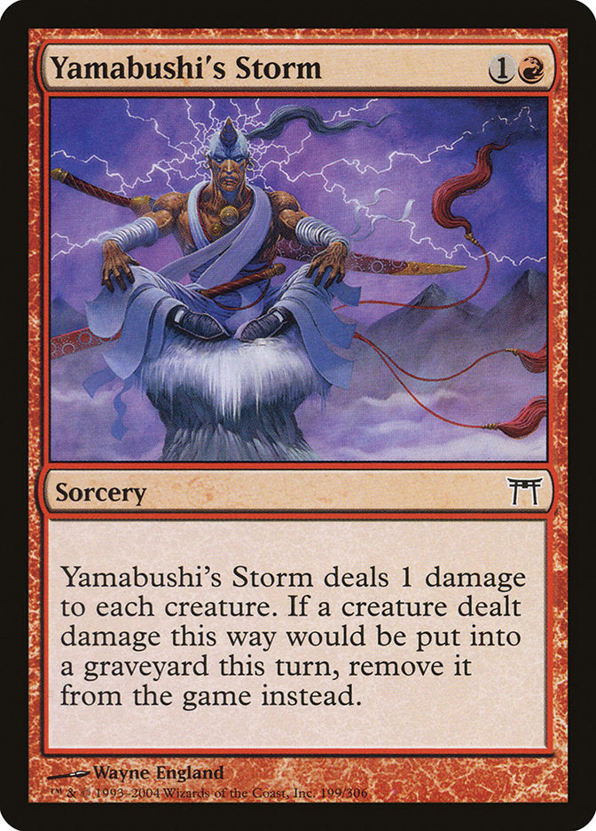 Yamabushi's Storm - [Foil] Champions of Kamigawa (CHK)