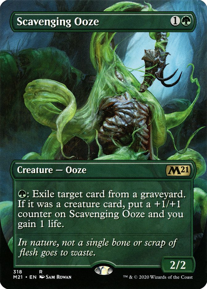 Scavenging Ooze - [Foil, Borderless] Core Set 2021 (M21)