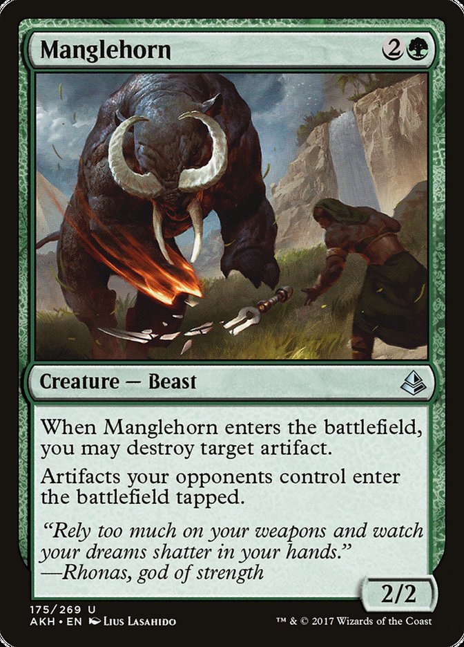 Manglehorn - [Foil] Amonkhet (AKH)