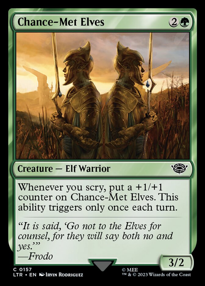 Chance-Met Elves - [Foil] The Lord of the Rings: Tales of Middle-earth (LTR)