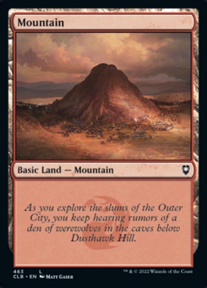 Mountain (463) - Commander Legends: Battle for Baldur's Gate (CLB)