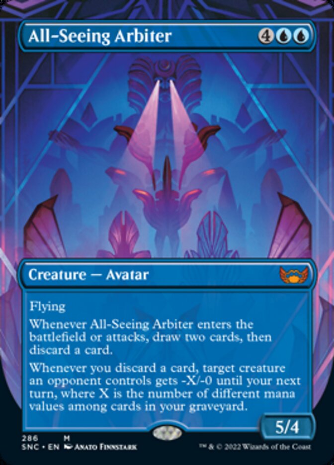 All-Seeing Arbiter - [Foil, Borderless] Streets of New Capenna (SNC)