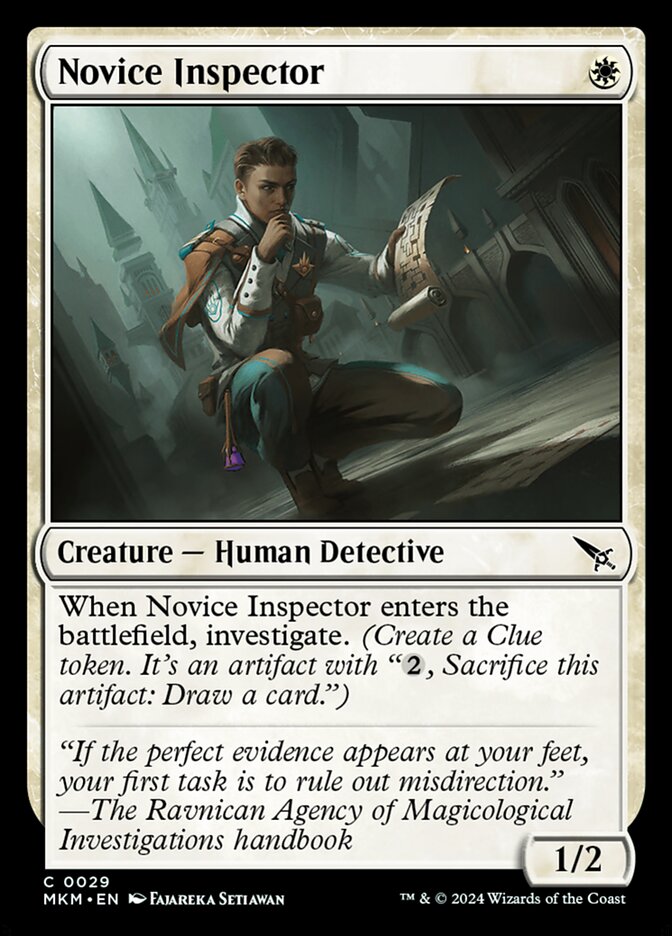 Novice Inspector - [Foil] Murders at Karlov Manor (MKM)