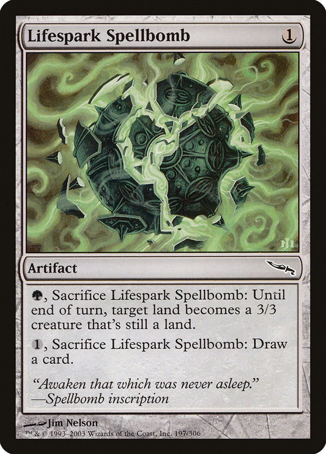 Lifespark Spellbomb - [Foil] Mirrodin (MRD)