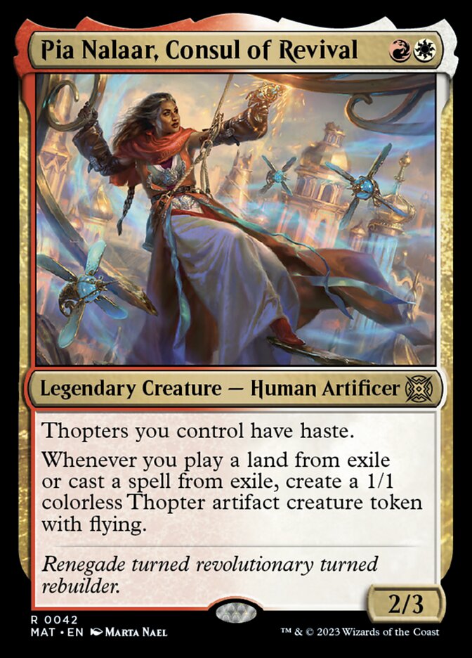 Pia Nalaar, Consul of Revival - [Foil] March of the Machine: The Aftermath (MAT)